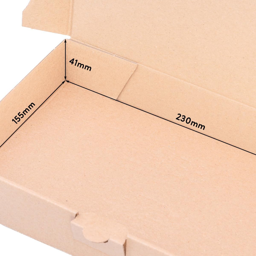 100 x Maxibriefkartons 240 x 160 x 45 mm Braun - Marken-Qualität von OfficeKing®