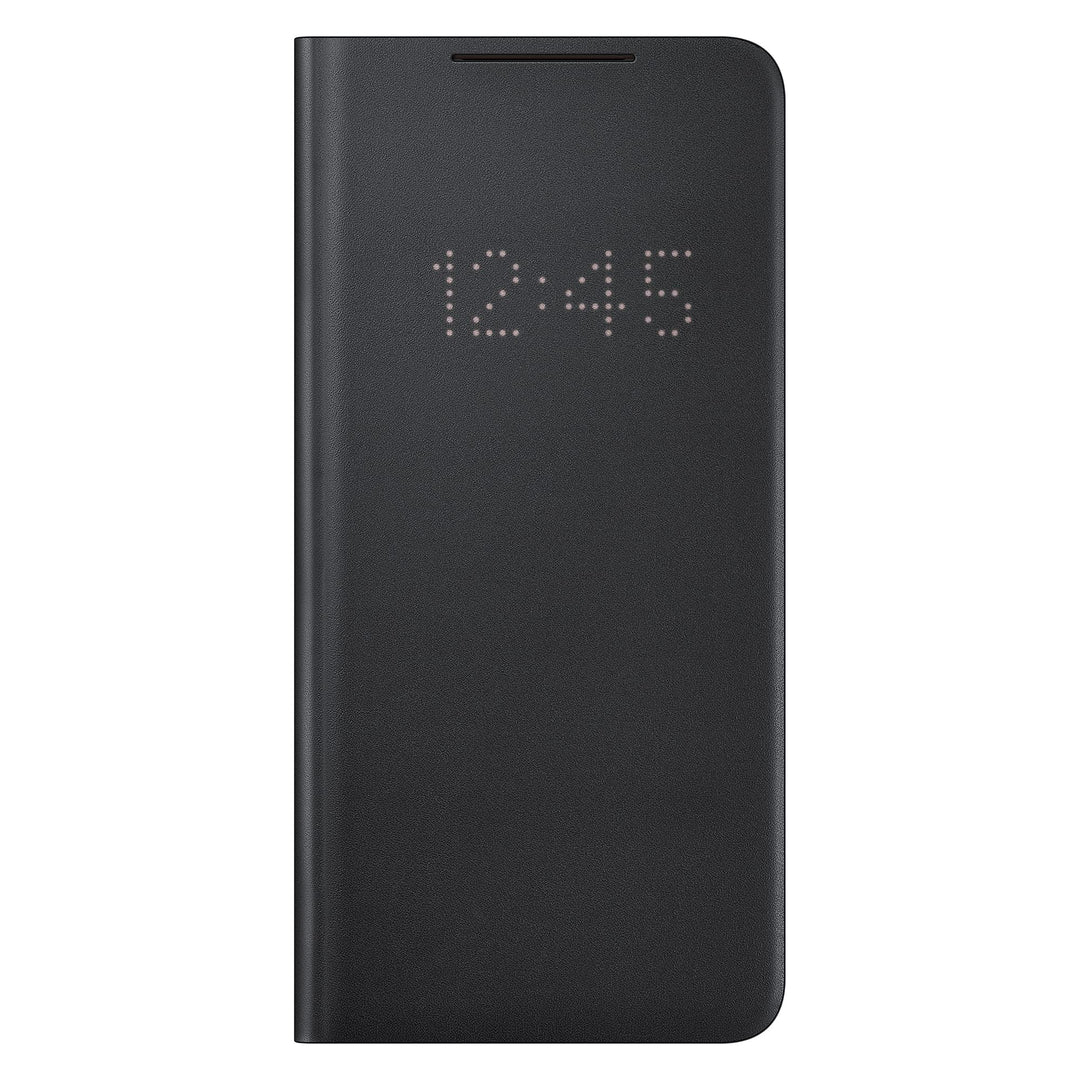 Samsung LED View Smartphone Cover EF-NG996 für Galaxy S21+ 5G Handy-Hülle, LED-Anzeige, Kartenhalter
