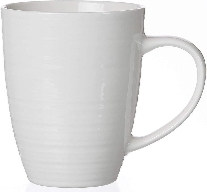 Ritzenhoff &amp; Breker Kaffeebecher-Set Suomi, 6-teilig, je 310 ml, Cremeweiss, Porzellan Kaffeebecher