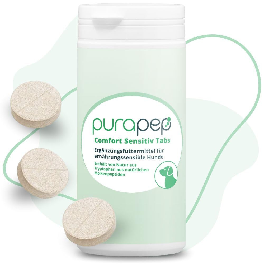 purapep Comfort Sensitv Tabs - Natürliches Beruhigungsmittel mit Tryptophan, Magnesium und B-Vitamin