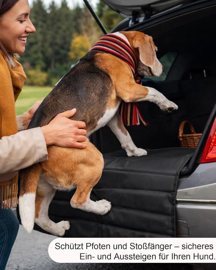 Auto Ladekantenschutz Kofferraum Schutzmatte 96 x 64cm: Kofferraumschutz Hund Anti Kratzer Stossfäng