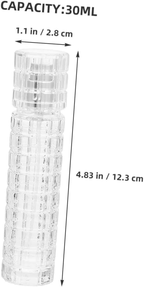 Ciieeo 4 Stück Cocktailzerstäuber aus Glas mit Verschluss Bitter Sprühflasche für Cocktails und Absi