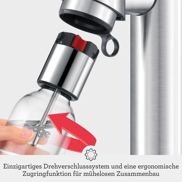Sage - The InFizz Fusion Home Soda Maker - Für sprudelndes Wasser, Saft, Tee, Cocktails und alle spr