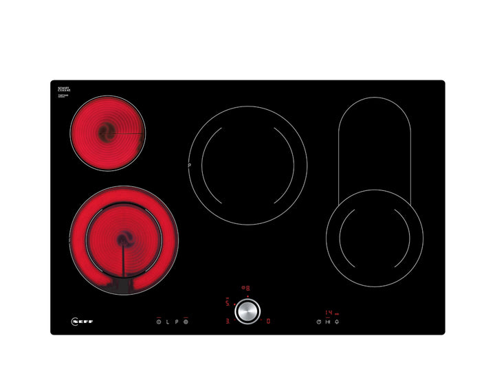 Neff T18PT16X0 Elektrokochfeld N70 / 80cm / TwistPad / Bräterzone / Glaskeramik / flächenbündig, Sch