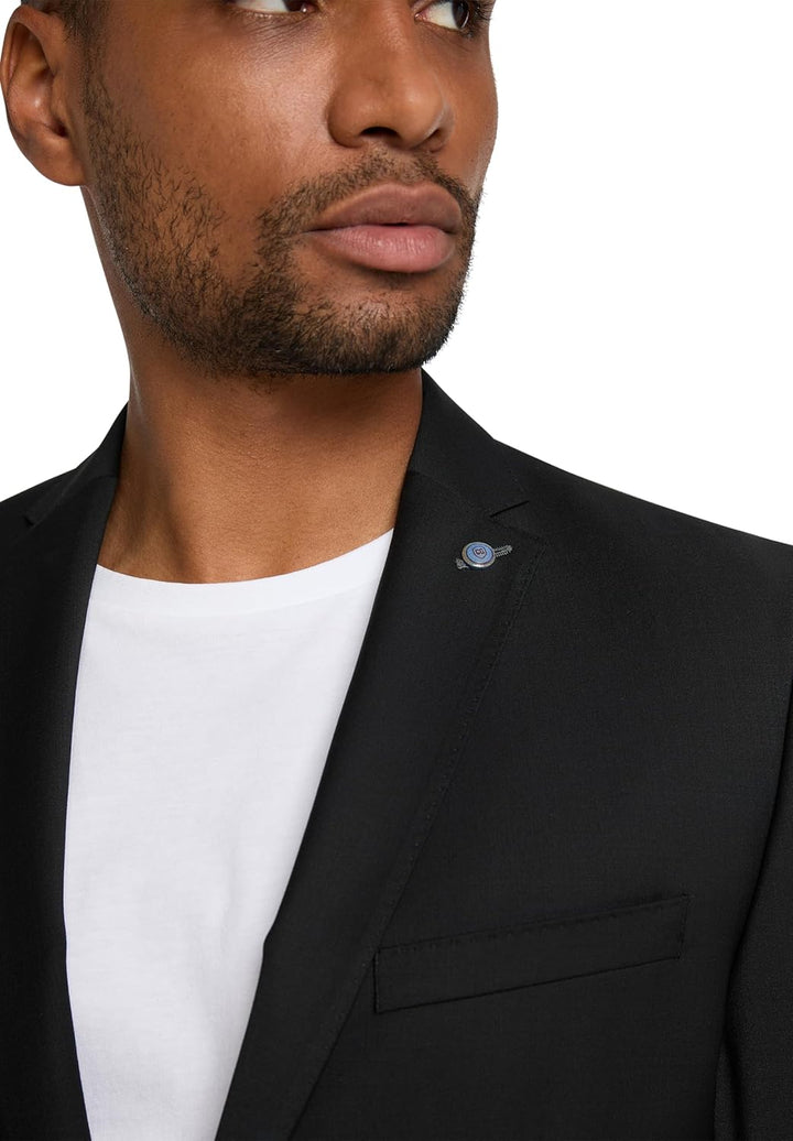 Club of Gents Herren AMF-Cliff Ss Anzugjacke 42 Schwarz (Schwarz 90), 42 Schwarz (Schwarz 90)