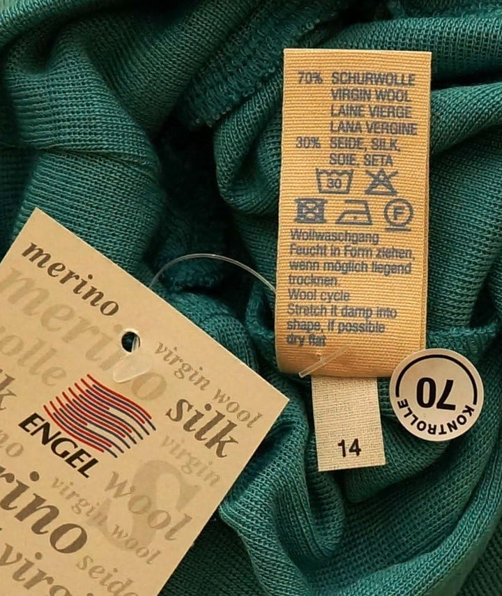 Engel Natur, Baby Bekleidung, Hose breiter Bund, 1 Stück, 70% Wolle, 30% Seide Eisvogel 74-80, Eisvo