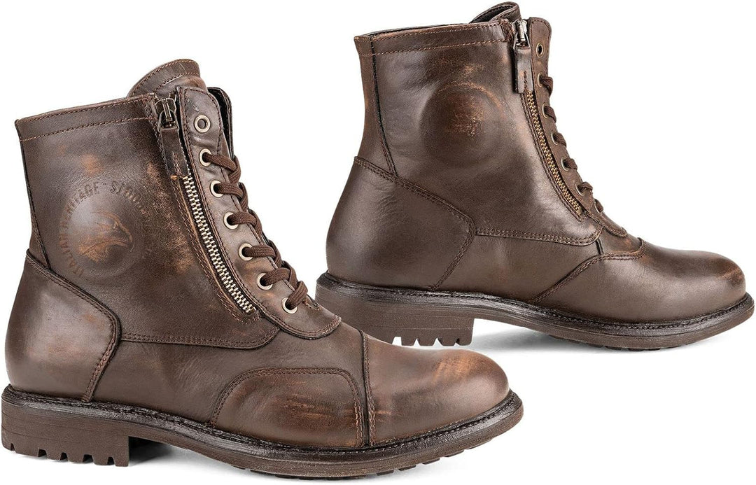 Falco Aviator Motorradstiefel 45 EU Braun, 45 EU Braun