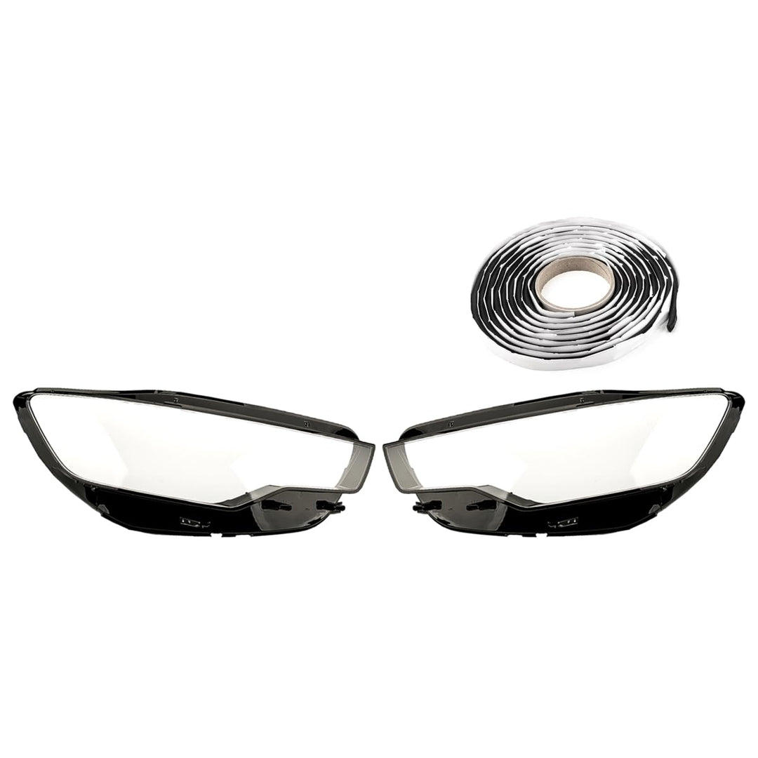 LST 2x Scheinwerferglas Streuscheibe Frontscheinwerfer Glas Abdeckung links rechts Set kompatibel mi