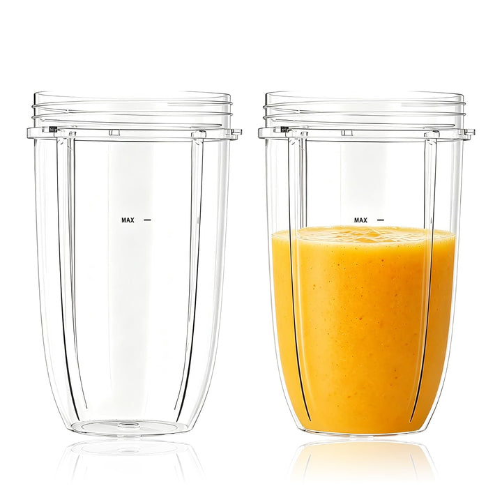 2-Pack 24Oz Ersatzbecher für Mixer 680ml, Mixer-Becher Ersatzteile Zubehör | Smoothie-Becher, Zubehö