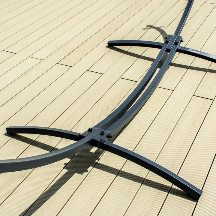 ZOLTA Hängemattengestell - Graphit - Zusammenklappbar - Hängemattenständer Für Garten & Balkon - Max