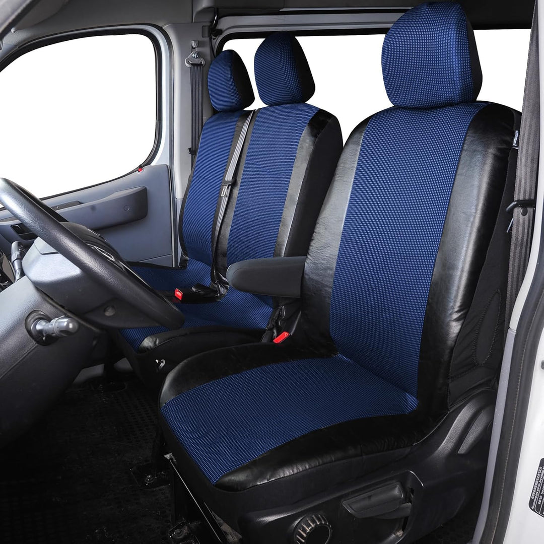 TOYOUN Universal Auto Sitzbezüge für Transporter LKW Vorn Autositzbezüge 2+1, Sitzbezug Fahrersitz +