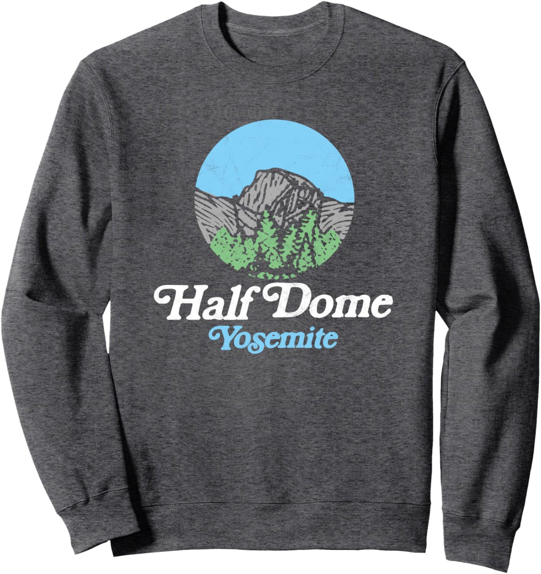 Half Dome Yosemite National Park Retro Throwback 80s Sweatshirt