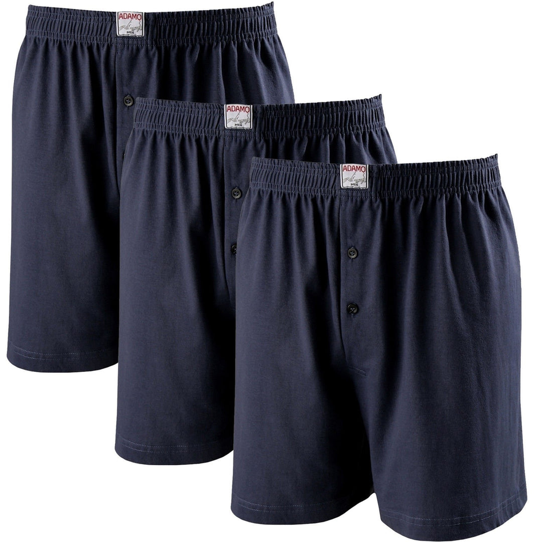 ADAMO 3er Pack Boxershort James grosse Grösse 20-8XL, Grösse:8XL;Farbe:Blau