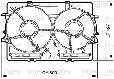 Valeo Halter Kühlerlüfter 820757