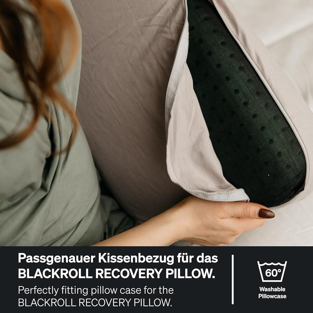 BLACKROLL® Pillow CASE Jersey, Kissenbezug 30 x 50 cm für Recovery Pillow, weicher Kopfkissenbezug a