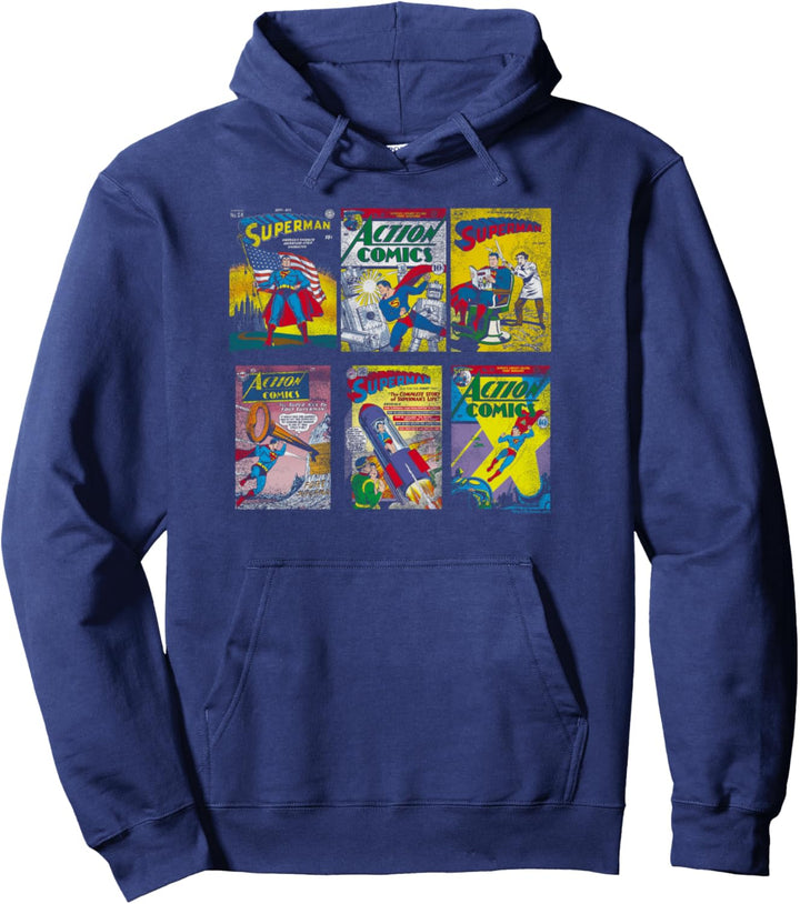 Superman Covers Pullover Hoodie