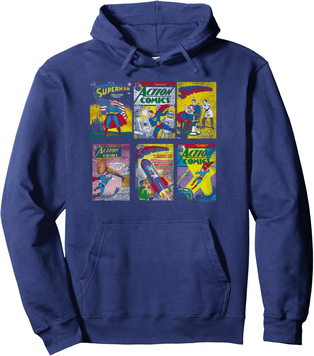 Superman Covers Pullover Hoodie