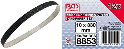 BGS 8853 | Druckluft-Bandschleifer | für Schleifbänder 330 x 10 mm | 20000 U/min | stufenlos