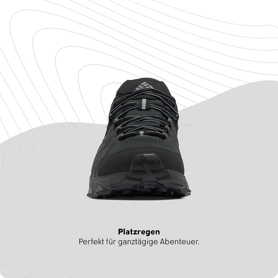 Columbia Herren Peakfreak Ii Mid Outdry Wp Trekking Und Wanderstiefel 40 EU Black X Shark, 40 EU Bla