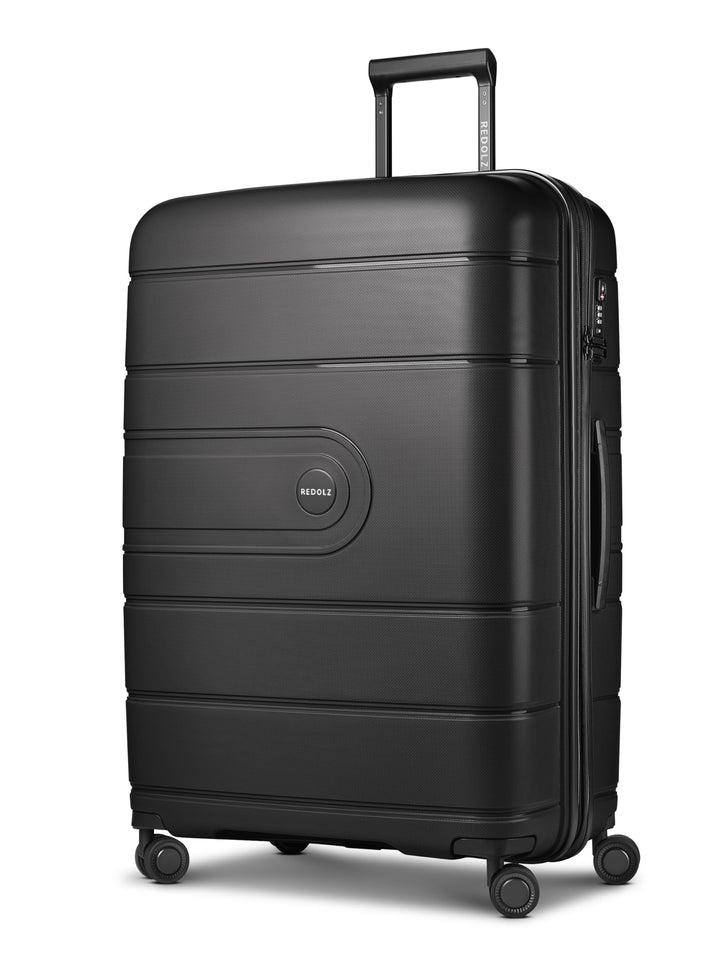 REDOLZ Hartschalen Check-in Koffer | Grosser XL Trolley 51 x 32 x 76 cm mit Dehnfalte aus hochwertig