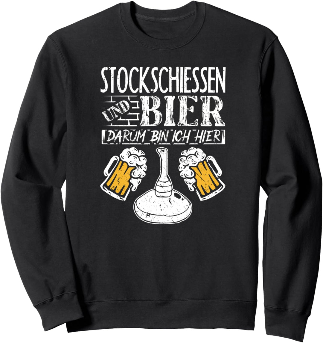 Eisstock Stocksport Zubehör Stockschiessen Sweatshirt