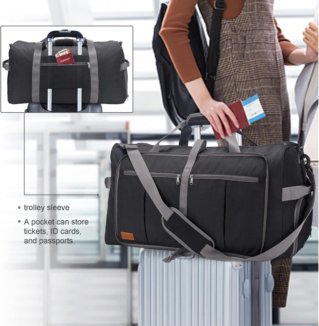 Upeelife Faltbare Reisetasche, grosse Reisetasche für Damen und Herren, Sporttasche, wasserdicht, We
