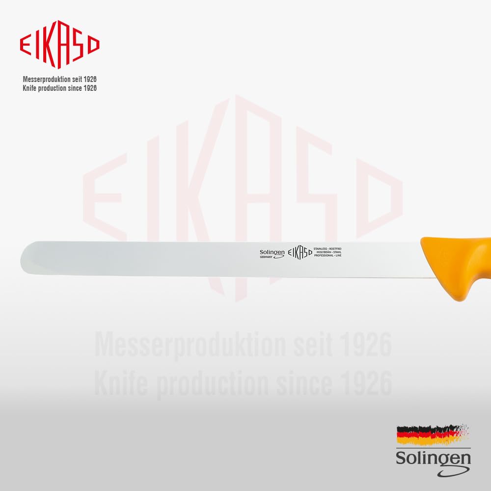 EIKASO Solingen Germany Aufschnitt/Salamimesser 45cm Schlachtermesser Metzgermesser extra lange Klin
