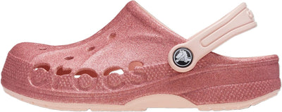 Crocs Unisex Kinder Baya Clog K Holzschuh 34 EU Glitter Pink Rose, 34 EU Glitter Pink Rose