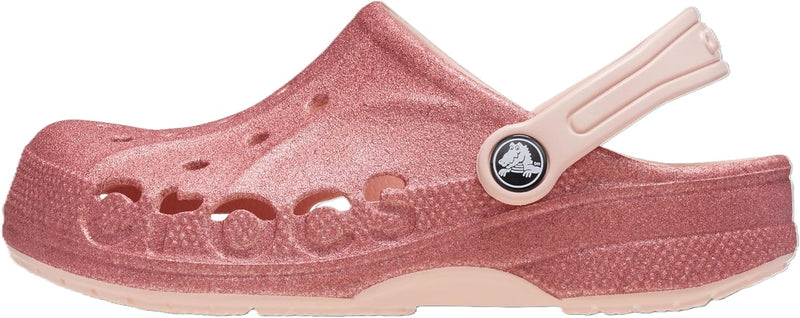 Crocs Unisex Kinder Baya Clog K Holzschuh 34 EU Glitter Pink Rose, 34 EU Glitter Pink Rose