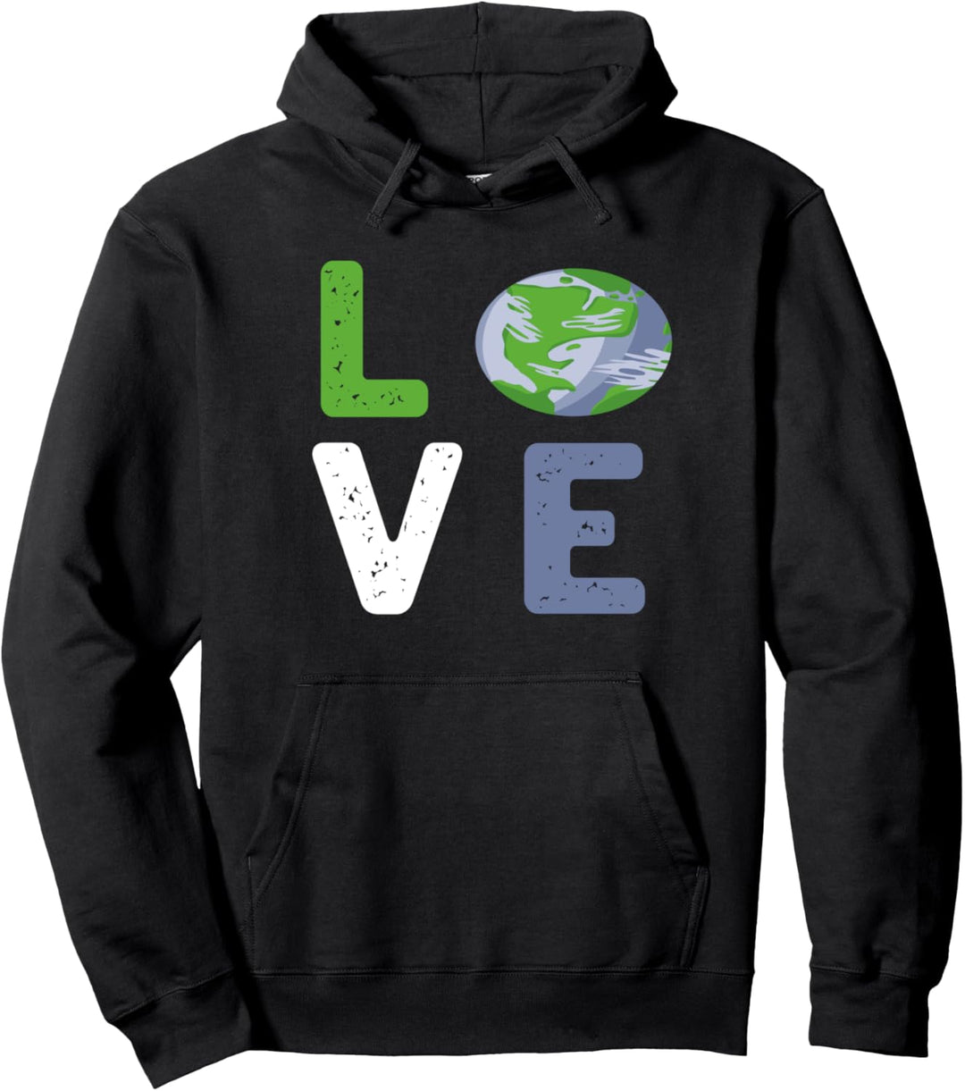 I LOVE The Earth - Love World Earth Day Happy Earth Day Tee Pullover Hoodie