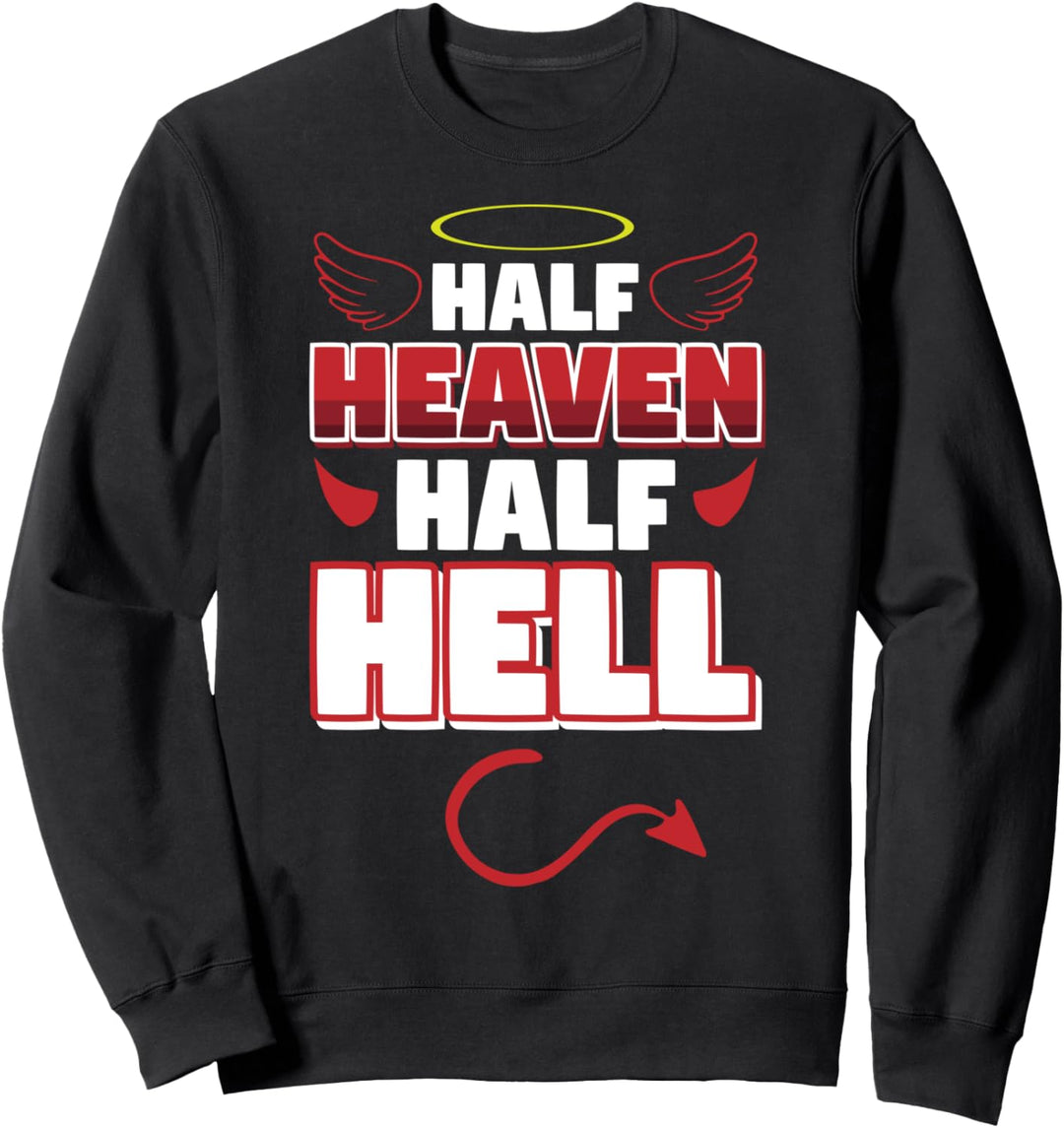 Satanismus Goth Hail Satan Half Sweatshirt
