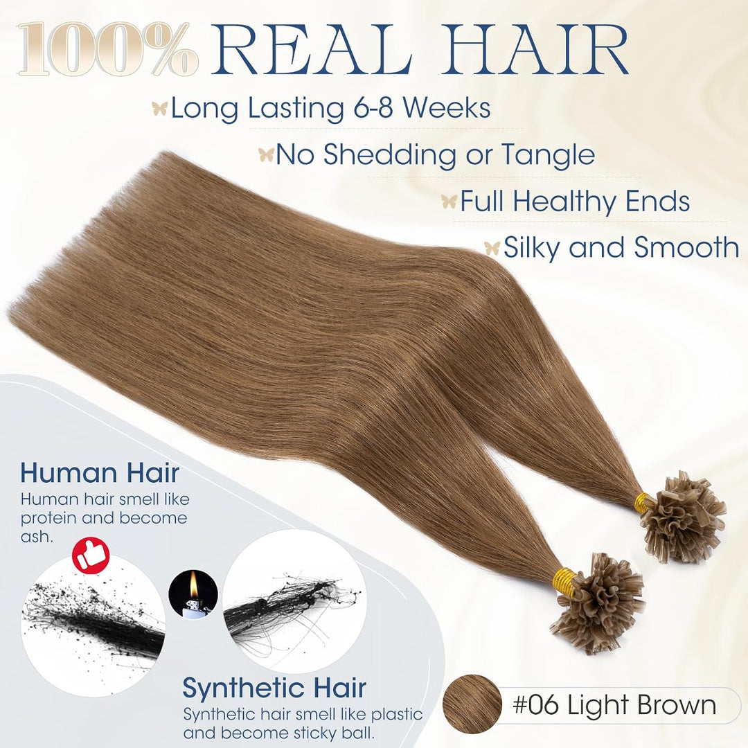 Elailite Bonding Extensions Echthaar 