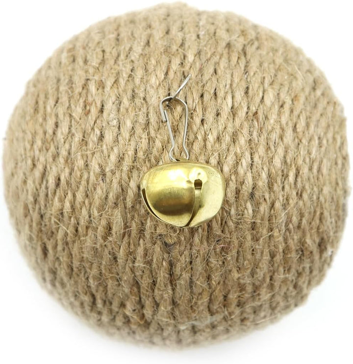Namvo Pet Kratzball gegen Langeweile, kaufester Sisalball mit Zwergohr-Ohr, geeignet für Hunde und K