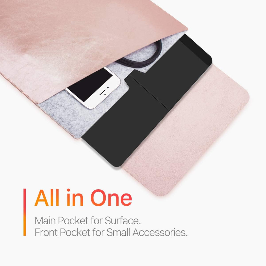WALNEW 13 Zoll Schutzhülle, Hülle, Case, Cover, mit Zwei-Taschen-Design mit Geschütztem Inneren und