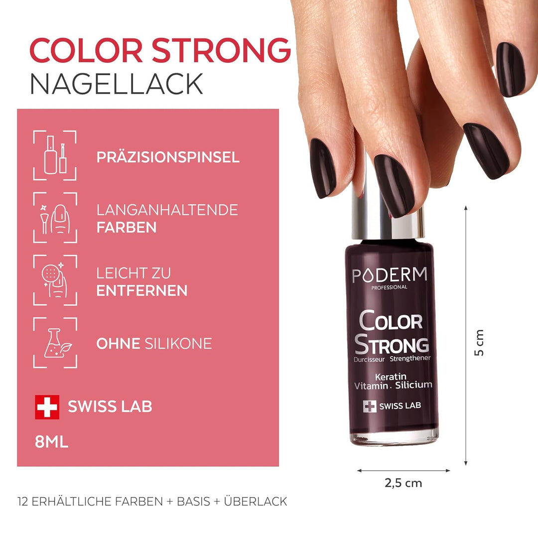 Nagelhärter Lack mit Biotin, Silizium und Keratin - Stärkt und repariert beschädigte, geschwächte, b