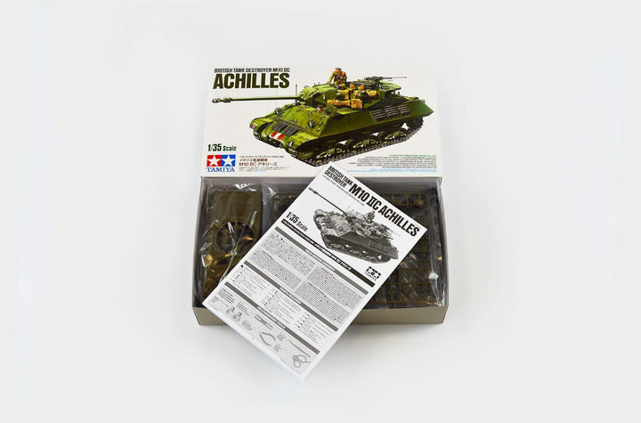Tamiya 35366 Militär 35366-1:35 Britische M10 IIC Achilles, Modellbau, Plastik Bausatz, unlackiert