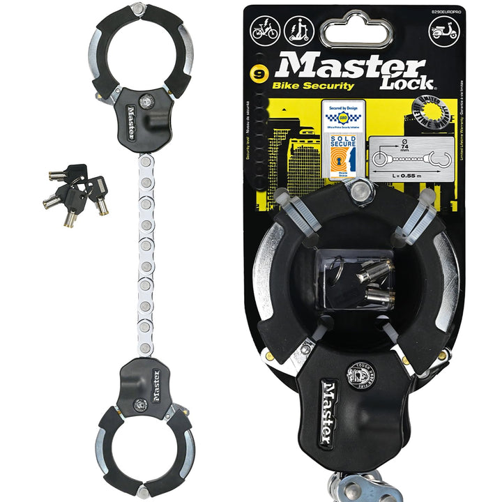 Master Lock zertifiziert und patentierte E Scooter Schloss, Handschellenschloss, Fahrradschloss, 55