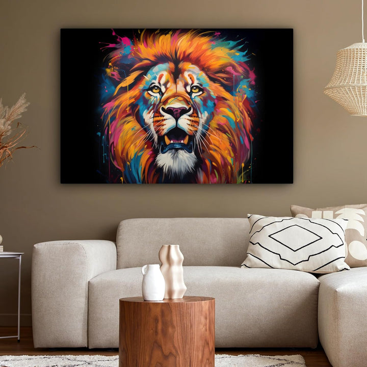 MuchoWow© Bilder Gross 120x80 cm XXL Wohnzimmer Deko Modern Wandbild Foto auf Leinwand Bild Schlafzi