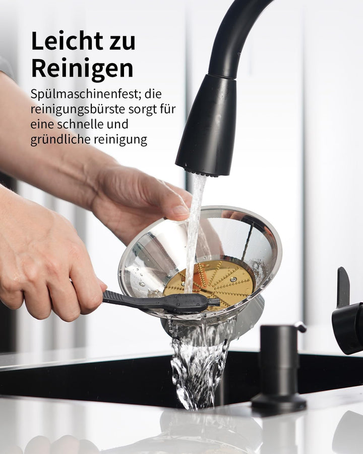 GDOR 1300W Entsafter mit Extra Grossem 81mm Einfüllschacht Grossem 1.25L Saftkrug Entsafter Gemüse u