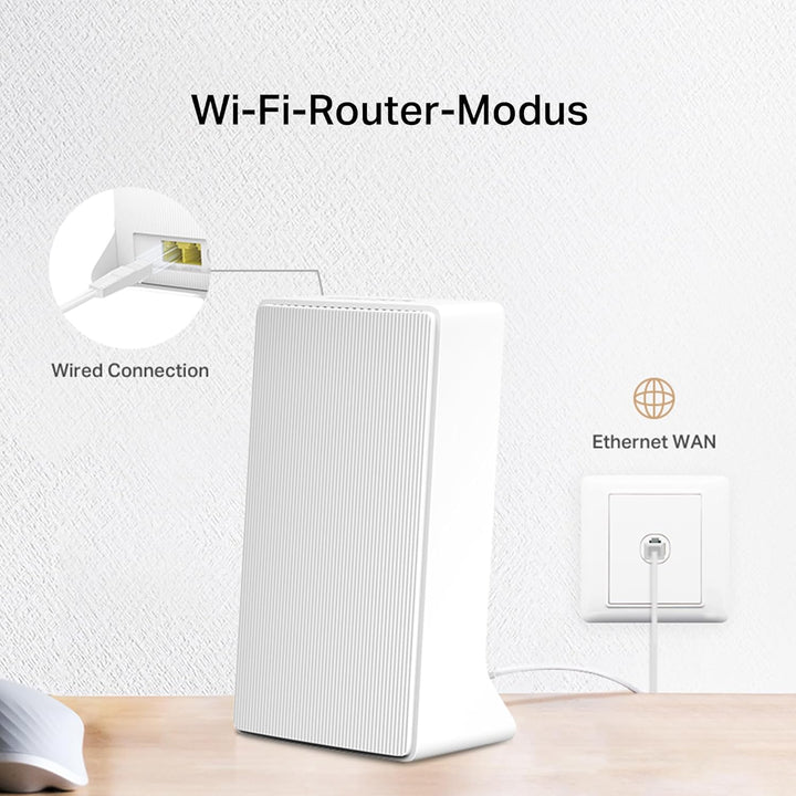 Mercusys MB110-4G LTE Router, 4G Router unterstützt SIM Karten, 4G Cat4 bis zu 150 Mbit/s, WLAN 2.4G