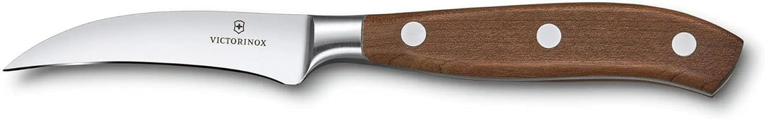 Victorinox, Grand Maître, Profi Officemesser, Extra Scharfe Klinge, gerader Schliff, 8 cm, Edler Hol