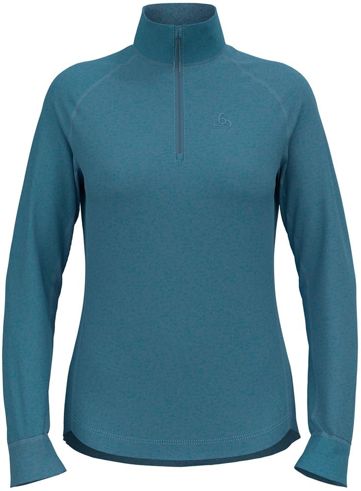 Odlo Damen Berra Half Zip Longsleeve L Provincial Blue, L Provincial Blue