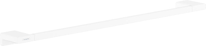 hansgrohe Handtuchstange AddStoris, Badetuchhalter 64.8cm, Handtuchhalter, Mattweiss 648mm Einzelhal
