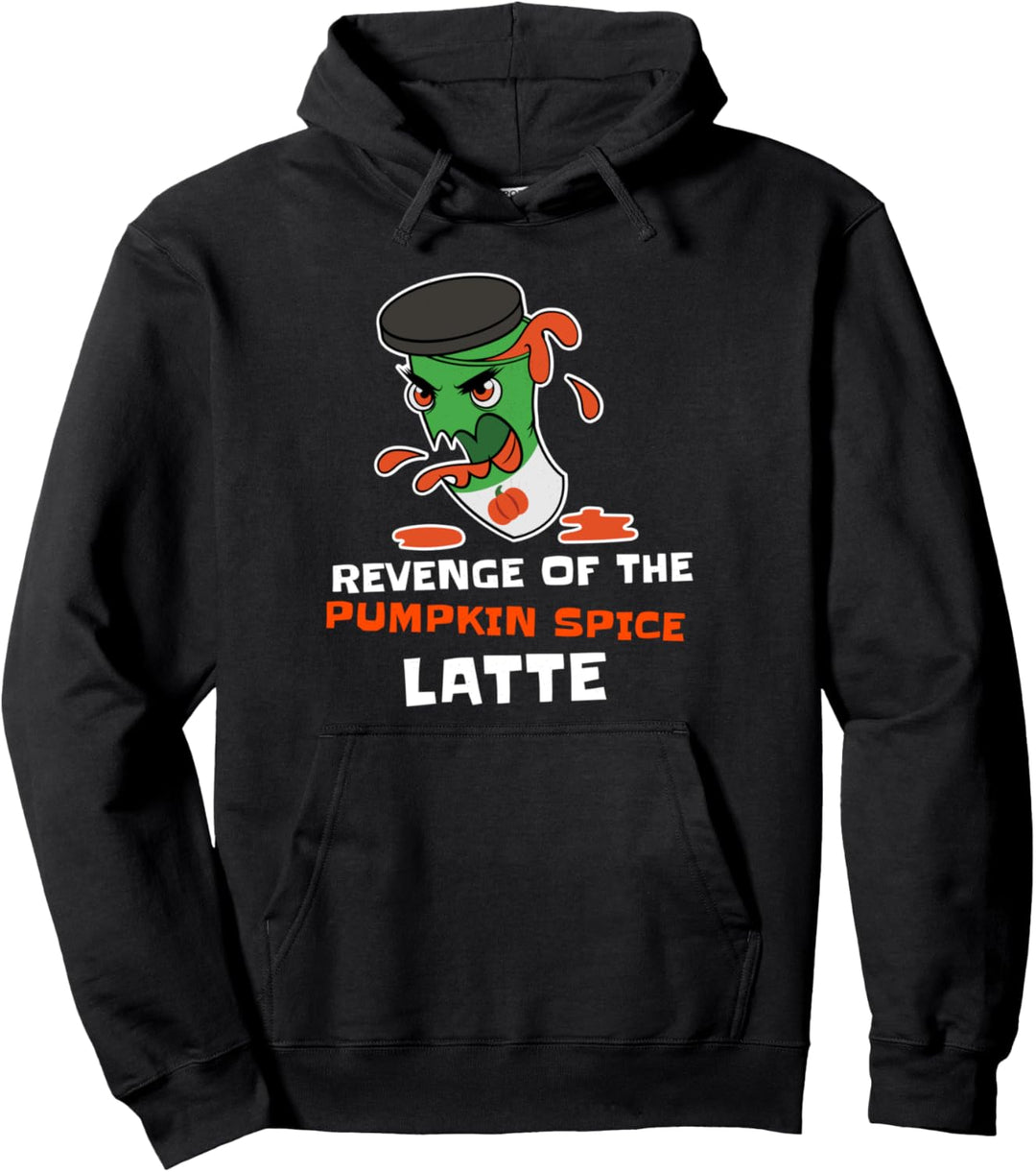 Kürbis Latte lustiges Kostüm Halloween Pullover Hoodie