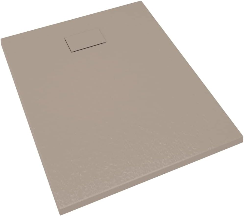 vidaXL Duschwanne SMC Braun 100x80cm