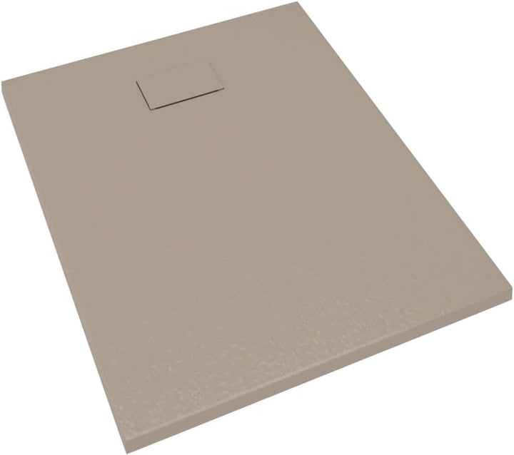 vidaXL Duschwanne SMC Braun 100x80cm
