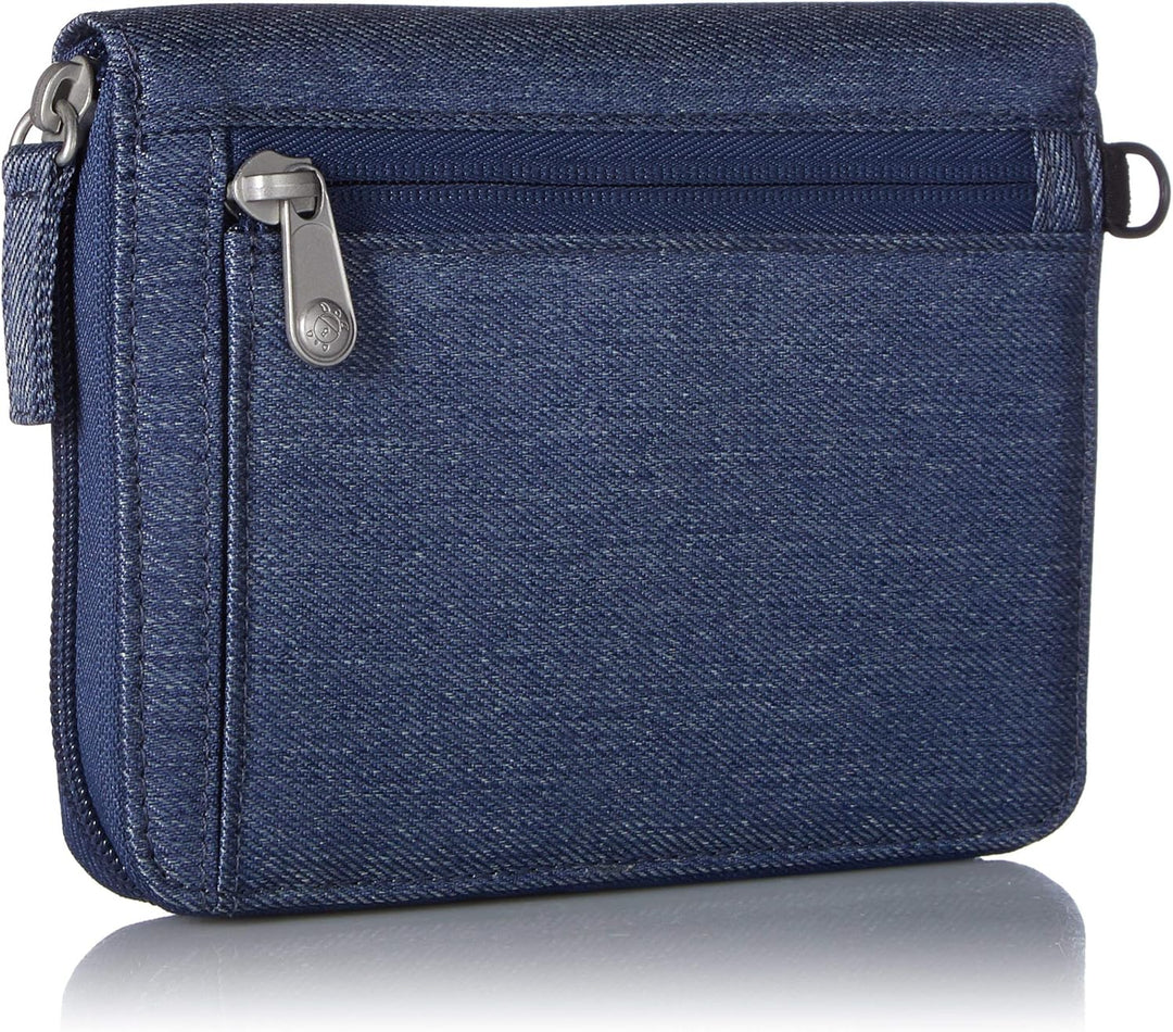Pacsafe Rfidsafe LX150 Passmappe, 16 cm, Denim