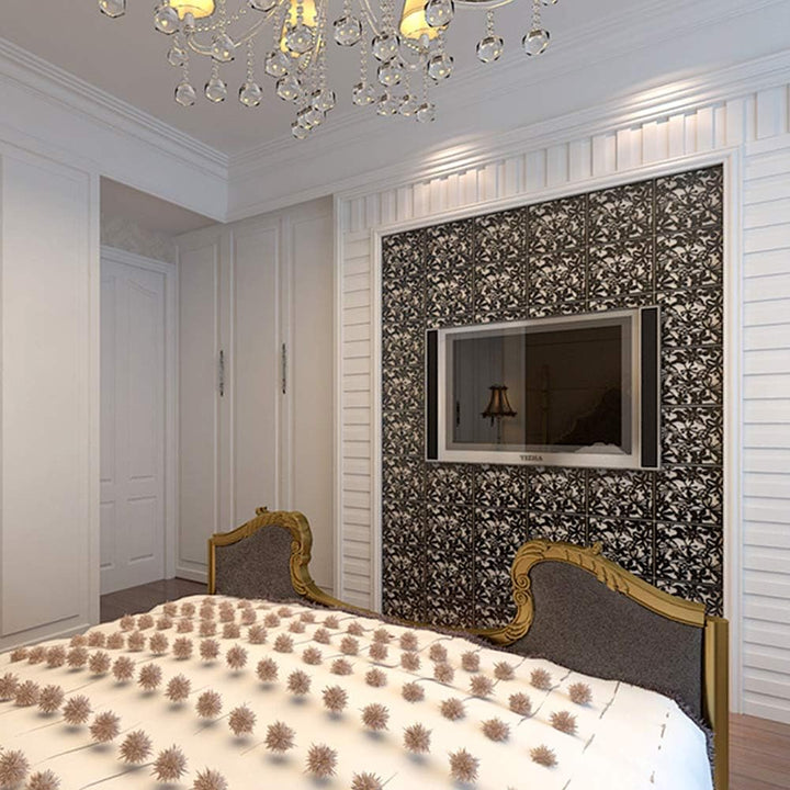 Yizunnu 24 Stück hängende Raumteiler, Sicherheits-PVC-Raumteiler, faltbar, 40 x 40 x 0,08 cm (schwar