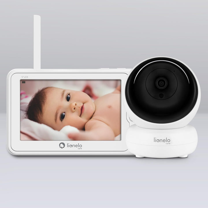 Lionelo Babyline 8.3 Elektronisches Babyphone mit Full HD 360° Kamera 5" Bildschirm 200m Reichweite
