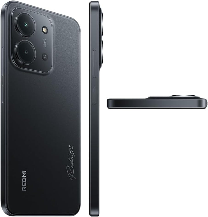 XIAOMI Redmi 15C 4G Smartphone, Schwarz, 4 GB + 128 GB, massiver Akku mit 6000 mAh (Typ), 6,9 Zoll D